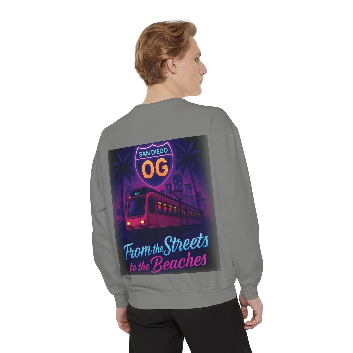 San Diego OG Sweatshirt, Casual Streetwear, Perfect for Beach Lovers, Gift for Travelers, Vibrant Graphic Design