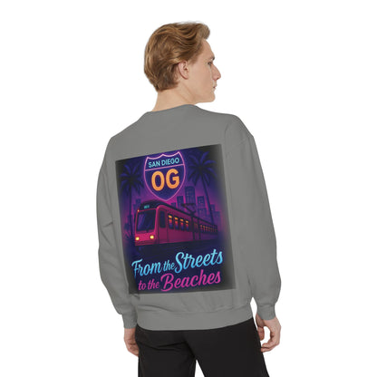 San Diego OG Sweatshirt, Casual Streetwear, Perfect for Beach Lovers, Gift for Travelers, Vibrant Graphic Design