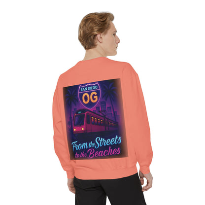 San Diego OG Sweatshirt, Casual Streetwear, Perfect for Beach Lovers, Gift for Travelers, Vibrant Graphic Design