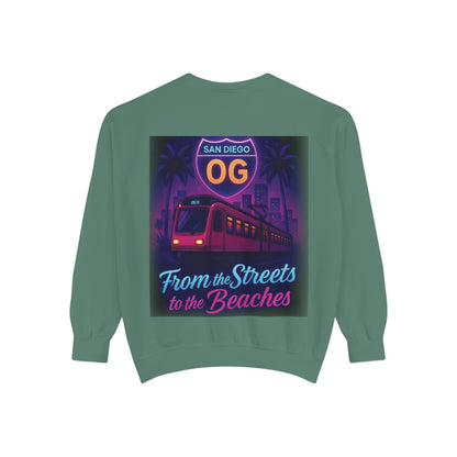 San Diego OG Sweatshirt, Casual Streetwear, Perfect for Beach Lovers, Gift for Travelers, Vibrant Graphic Design