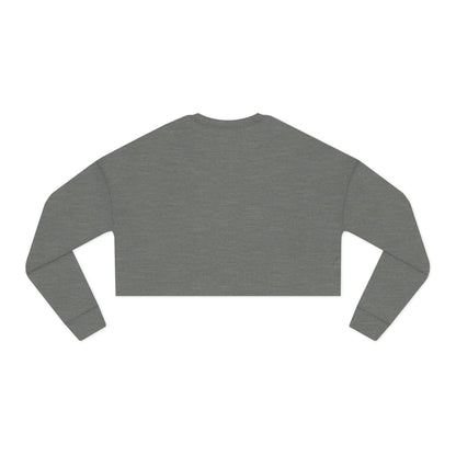 Reasonz Floral Cropped Sweatshirt — Women's Casual Vintage-Inspired Pullover