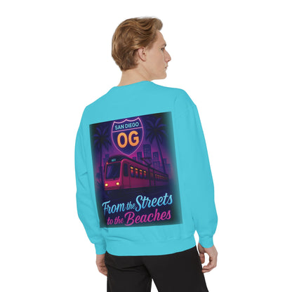 San Diego OG Sweatshirt, Casual Streetwear, Perfect for Beach Lovers, Gift for Travelers, Vibrant Graphic Design