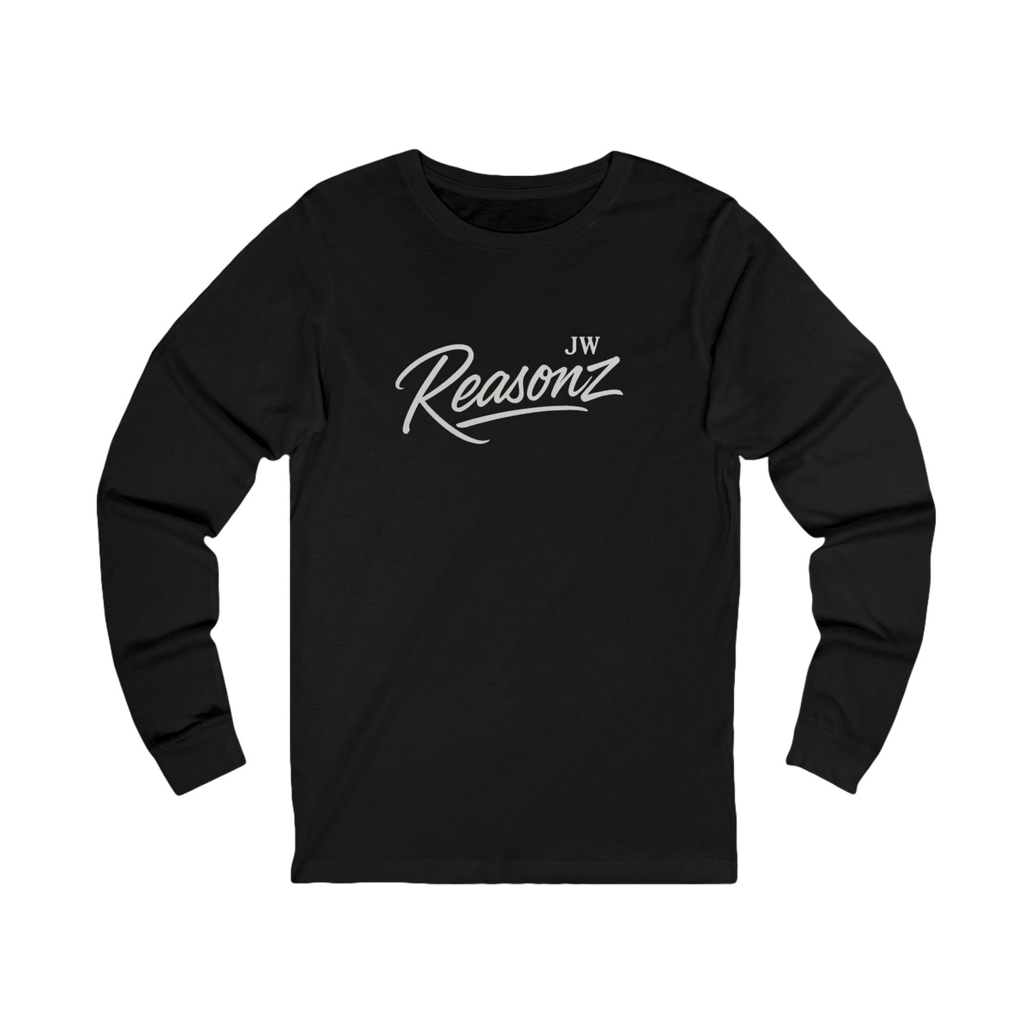 Reasonz Script Long Sleeve Tee — '27' Back Number Casual Baseball Shirt