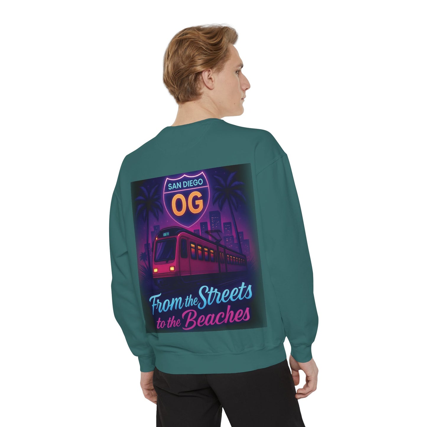 San Diego OG Sweatshirt, Casual Streetwear, Perfect for Beach Lovers, Gift for Travelers, Vibrant Graphic Design