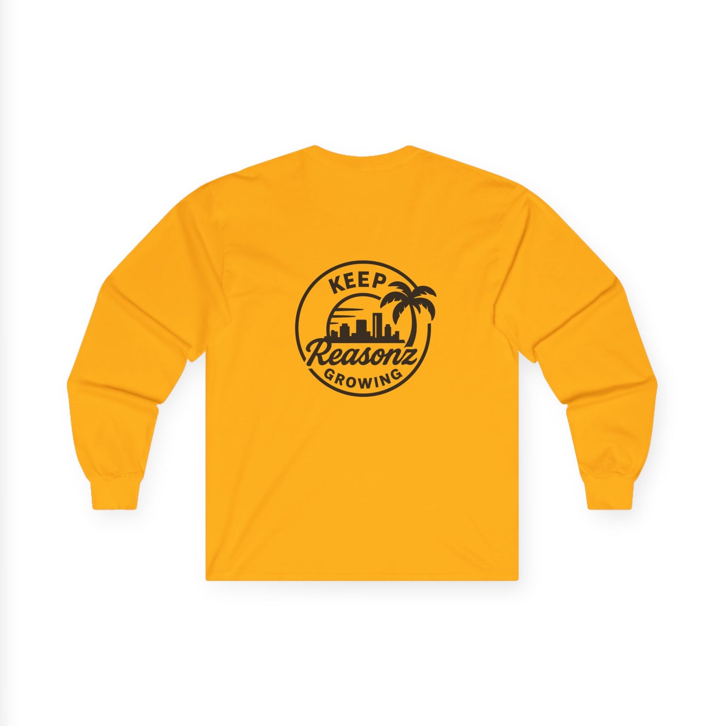 Keep Reasonz Growing Long Sleeve Tee — San Diego Skyline Graphic