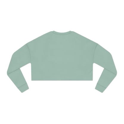 Reasonz Floral Cropped Sweatshirt — Women's Casual Vintage-Inspired Pullover