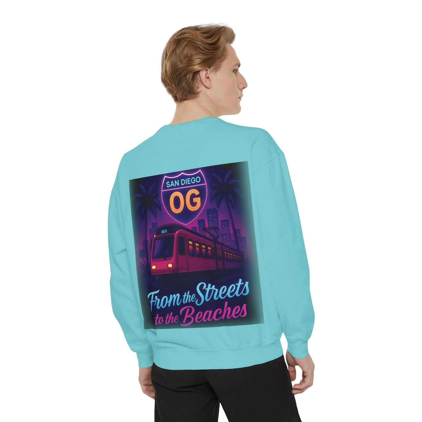 San Diego OG Sweatshirt, Casual Streetwear, Perfect for Beach Lovers, Gift for Travelers, Vibrant Graphic Design