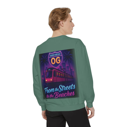 San Diego OG Sweatshirt, Casual Streetwear, Perfect for Beach Lovers, Gift for Travelers, Vibrant Graphic Design