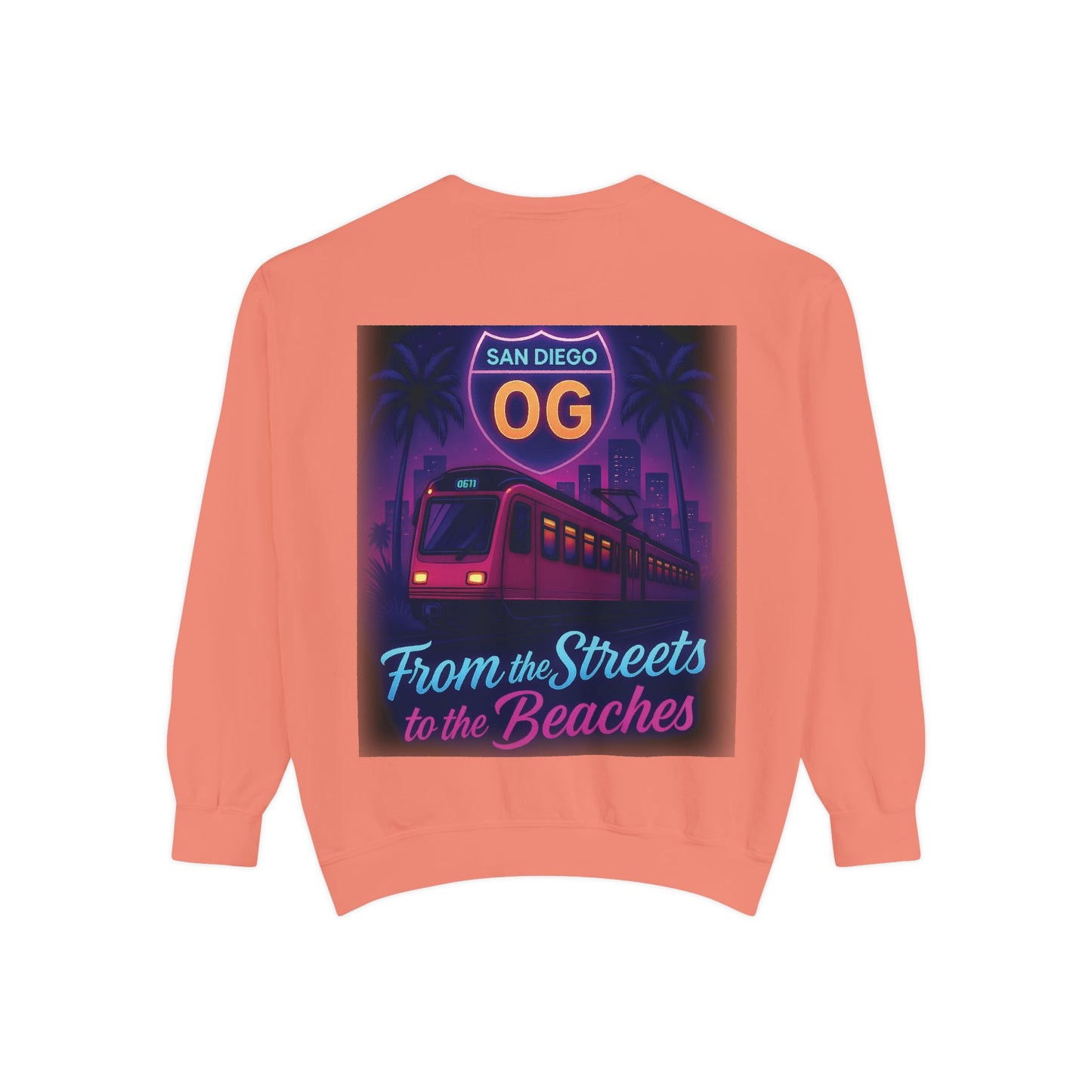 San Diego OG Sweatshirt, Casual Streetwear, Perfect for Beach Lovers, Gift for Travelers, Vibrant Graphic Design