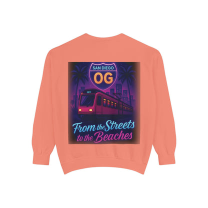 San Diego OG Sweatshirt, Casual Streetwear, Perfect for Beach Lovers, Gift for Travelers, Vibrant Graphic Design