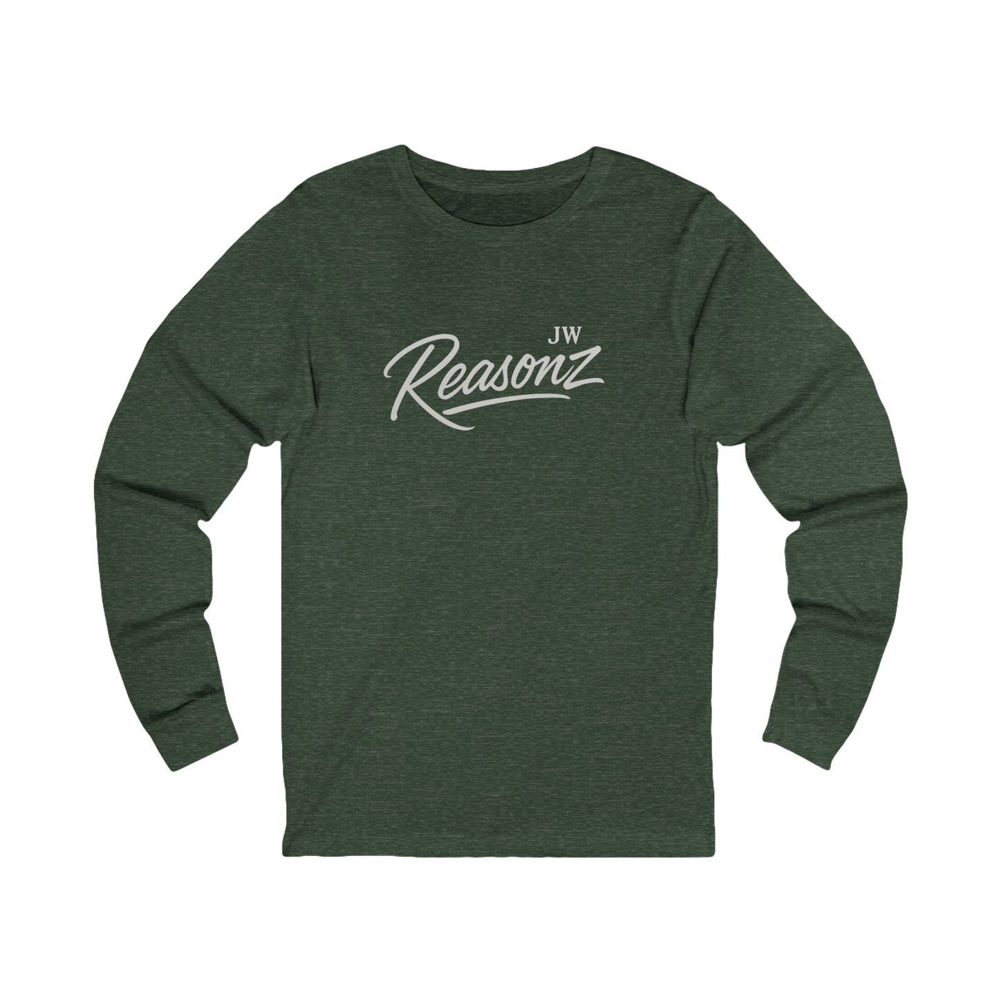 Reasonz Script Long Sleeve Tee — '27' Back Number Casual Baseball Shirt