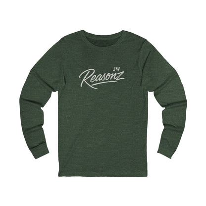 Reasonz Script Long Sleeve Tee — '27' Back Number Casual Baseball Shirt