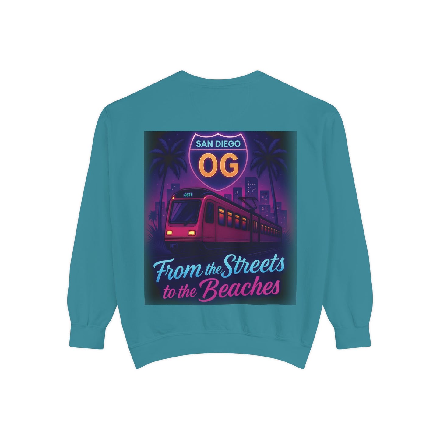 San Diego OG Sweatshirt, Casual Streetwear, Perfect for Beach Lovers, Gift for Travelers, Vibrant Graphic Design