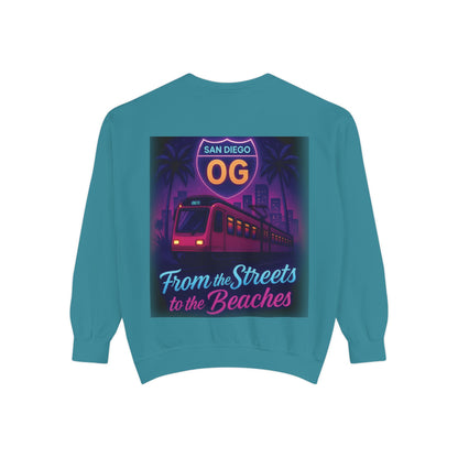 San Diego OG Sweatshirt, Casual Streetwear, Perfect for Beach Lovers, Gift for Travelers, Vibrant Graphic Design