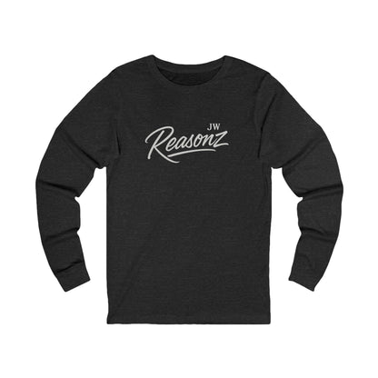 Reasonz Script Long Sleeve Tee — '27' Back Number Casual Baseball Shirt
