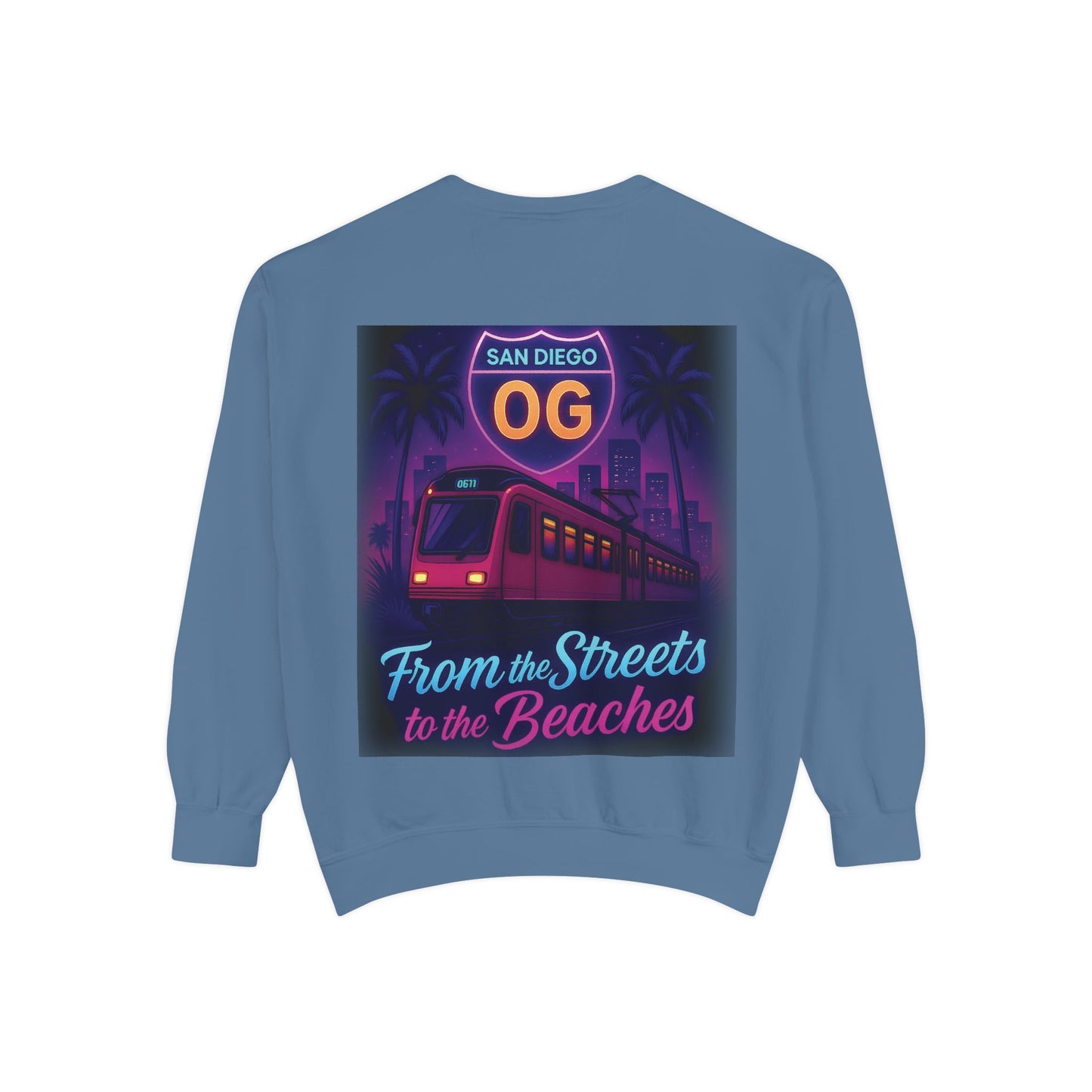 San Diego OG Sweatshirt, Casual Streetwear, Perfect for Beach Lovers, Gift for Travelers, Vibrant Graphic Design