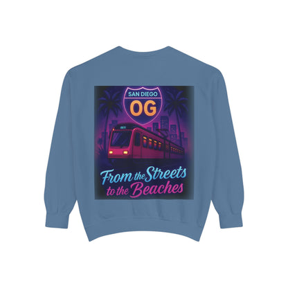 San Diego OG Sweatshirt, Casual Streetwear, Perfect for Beach Lovers, Gift for Travelers, Vibrant Graphic Design