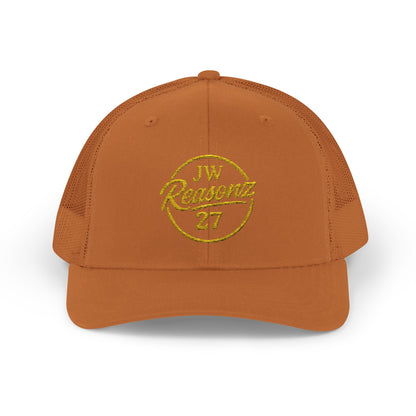 Embroidered 'Reavonz 27' Snapback Trucker Cap