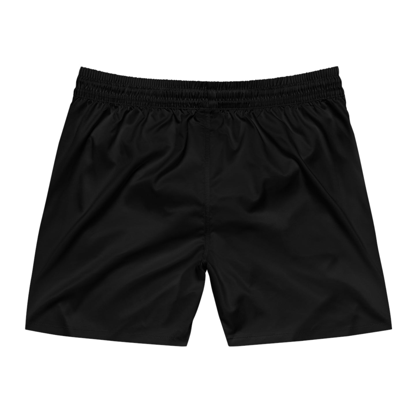 Reasonz Mid-Length Swim Shorts — Rust Orange 'To Keep Growing' Beach Trunks