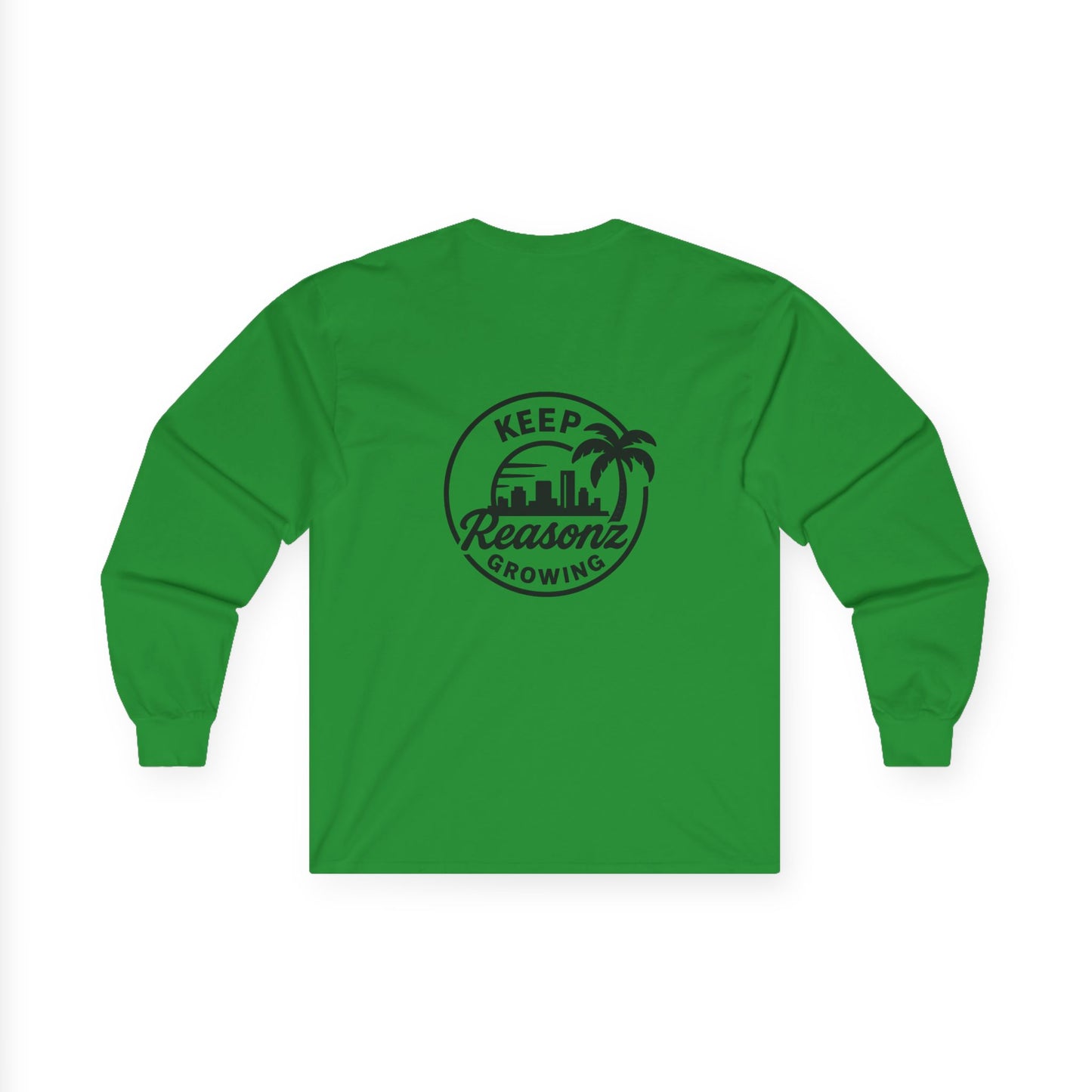 Keep Reasonz Growing Long Sleeve Tee — San Diego Skyline Graphic