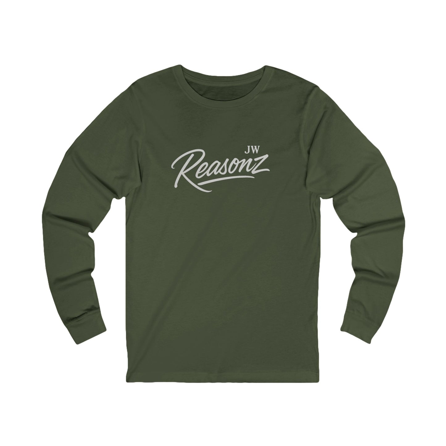 Reasonz Script Long Sleeve Tee — '27' Back Number Casual Baseball Shirt