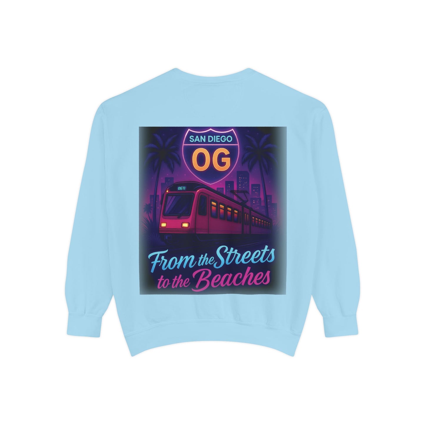San Diego OG Sweatshirt, Casual Streetwear, Perfect for Beach Lovers, Gift for Travelers, Vibrant Graphic Design