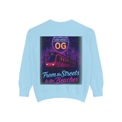 San Diego OG Sweatshirt, Casual Streetwear, Perfect for Beach Lovers, Gift for Travelers, Vibrant Graphic Design