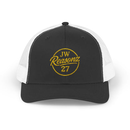 Embroidered 'Reavonz 27' Snapback Trucker Cap