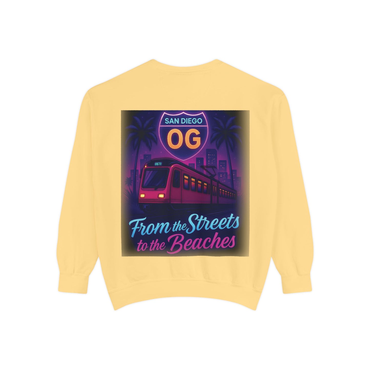 San Diego OG Sweatshirt, Casual Streetwear, Perfect for Beach Lovers, Gift for Travelers, Vibrant Graphic Design