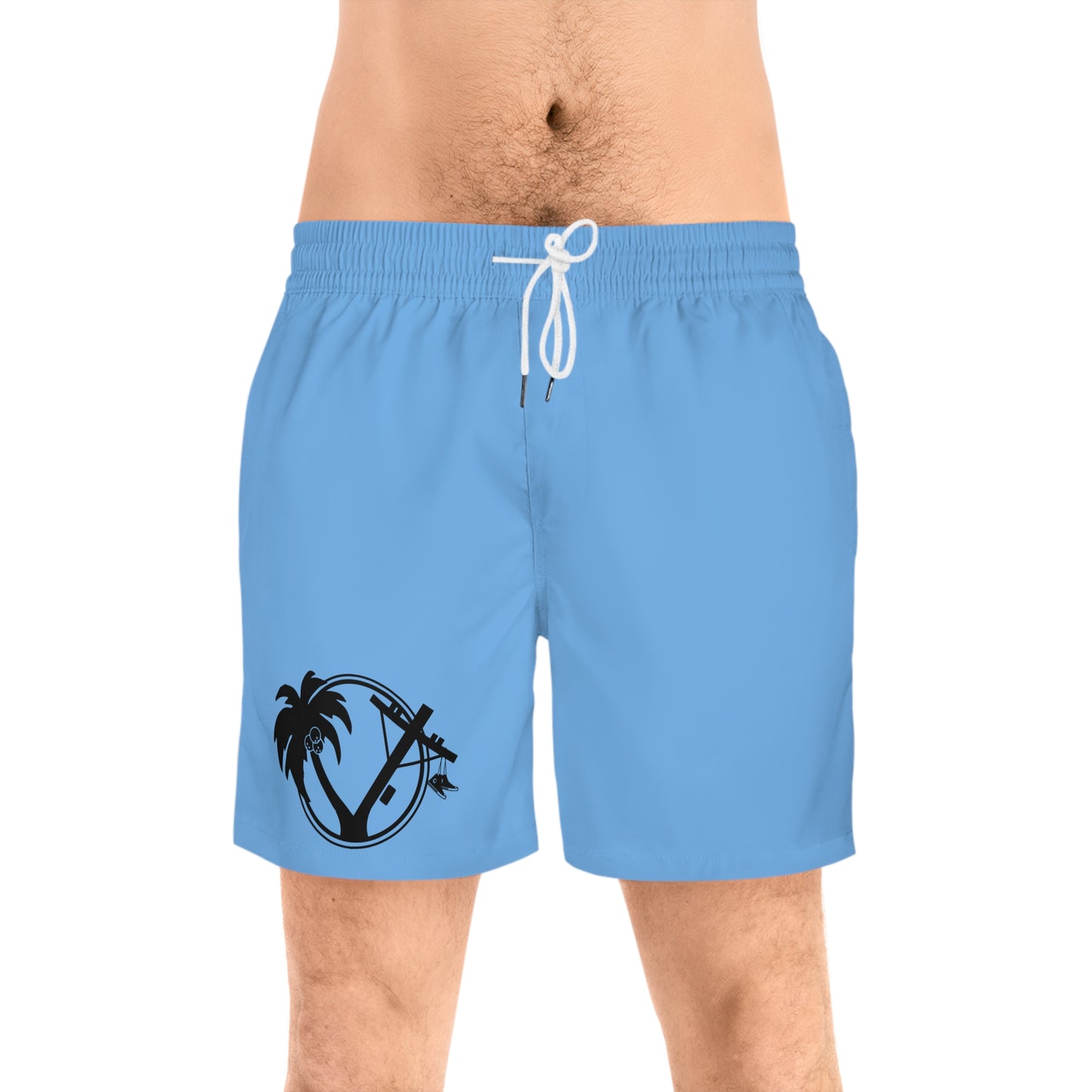 Men's Mid-Length Swim Shorts (AOP)