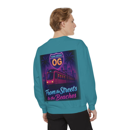 San Diego OG Sweatshirt, Casual Streetwear, Perfect for Beach Lovers, Gift for Travelers, Vibrant Graphic Design