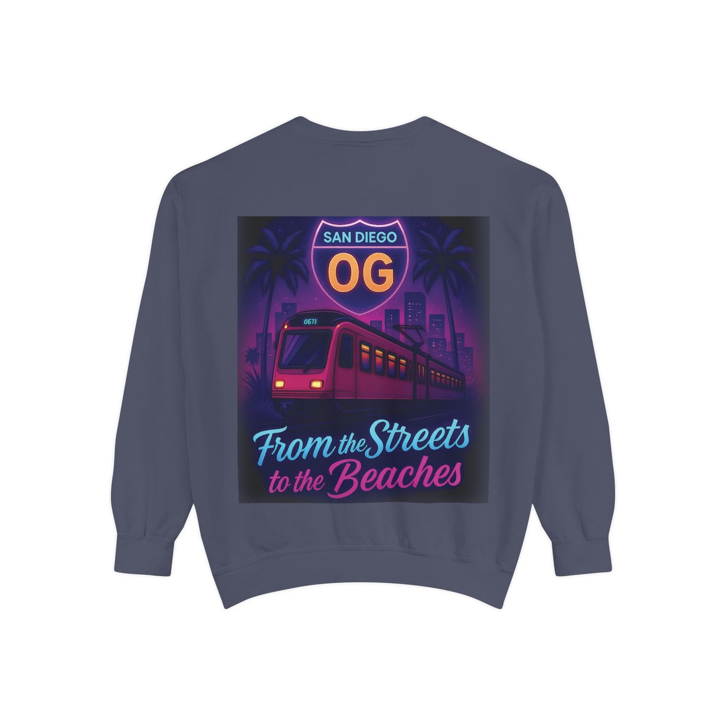 San Diego OG Sweatshirt, Casual Streetwear, Perfect for Beach Lovers, Gift for Travelers, Vibrant Graphic Design