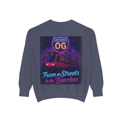 San Diego OG Sweatshirt, Casual Streetwear, Perfect for Beach Lovers, Gift for Travelers, Vibrant Graphic Design