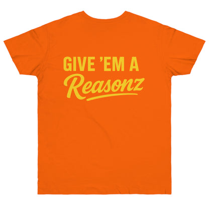 Give ’Em a Reasonz Legacy Tee- Reasonz JW Champion Edition
