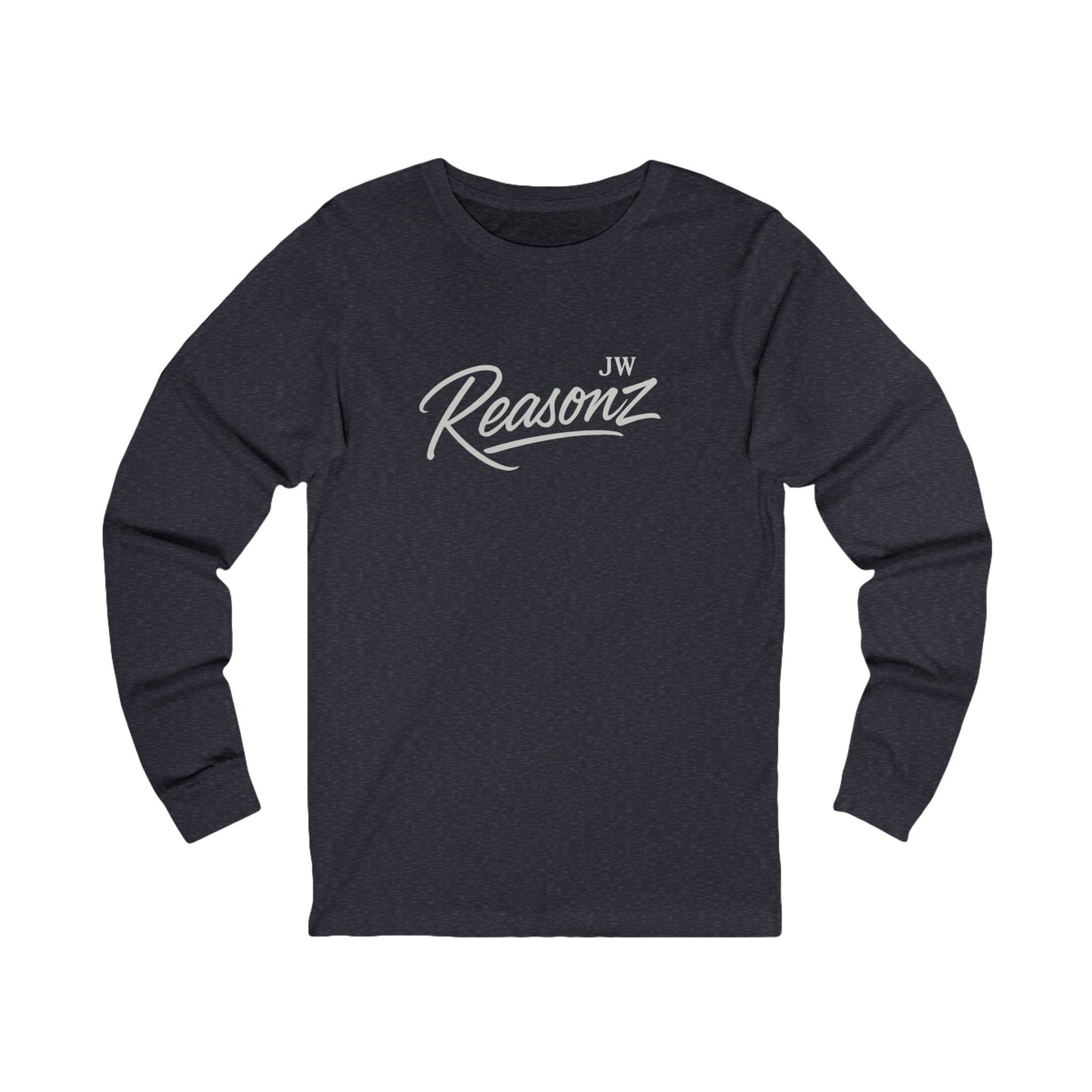 Reasonz Script Long Sleeve Tee — '27' Back Number Casual Baseball Shirt