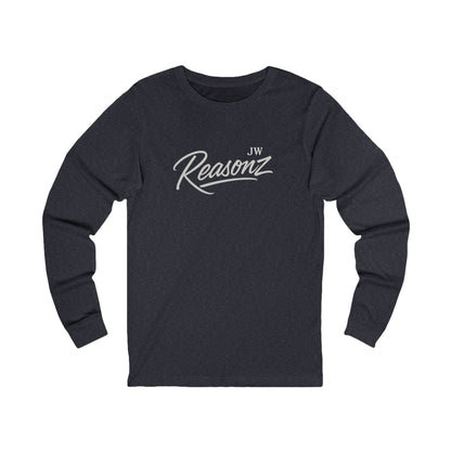 Reasonz Script Long Sleeve Tee — '27' Back Number Casual Baseball Shirt