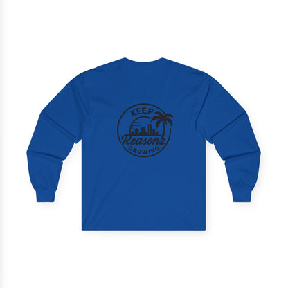 Keep Reasonz Growing Long Sleeve Tee — San Diego Skyline Graphic