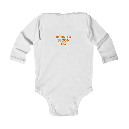 Infant Long Sleeve Bodysuit, Just Keep Growing Baby Bodysuit, Baby Shower Gift, Newborn Outfit, Cute Baby Clothes, Spring Baby Gift