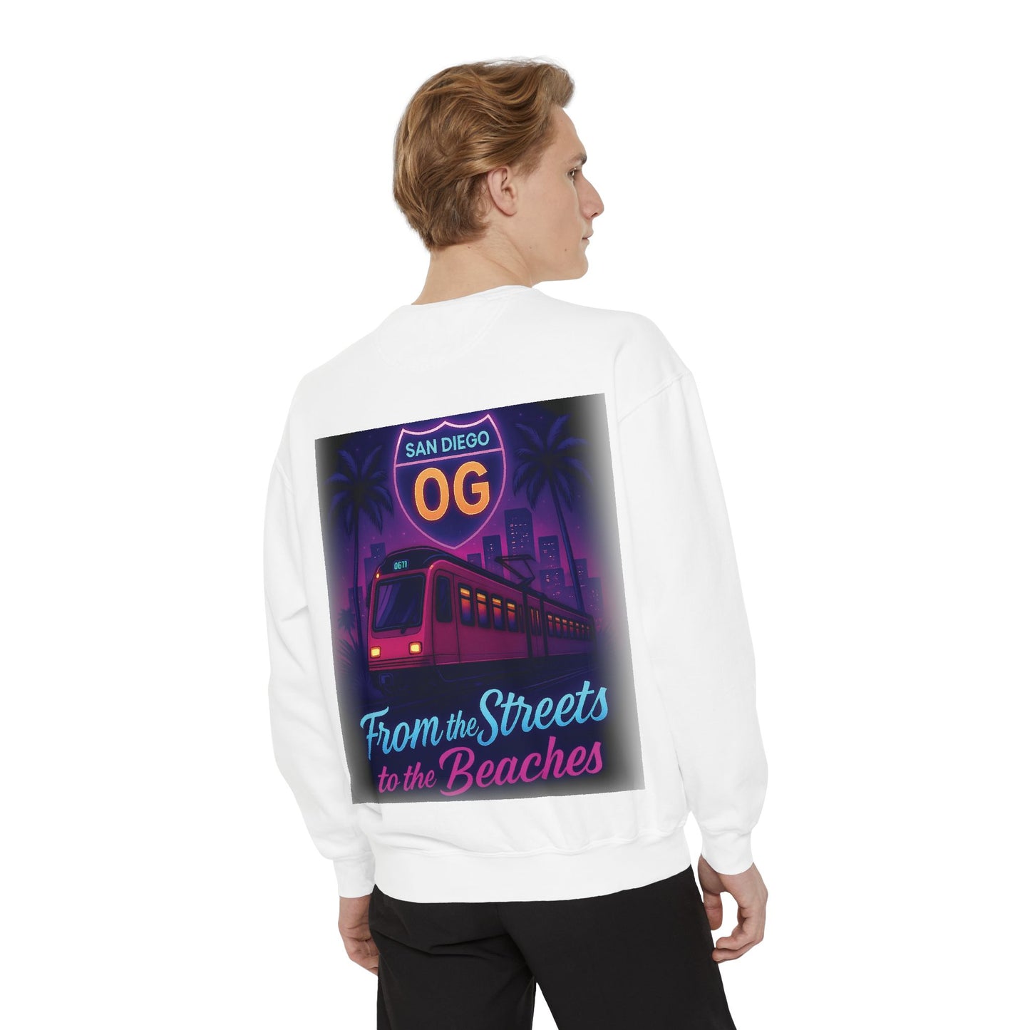 San Diego OG Sweatshirt, Casual Streetwear, Perfect for Beach Lovers, Gift for Travelers, Vibrant Graphic Design
