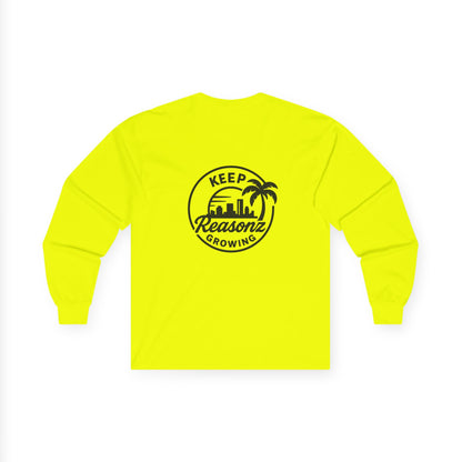 Keep Reasonz Growing Long Sleeve Tee — San Diego Skyline Graphic