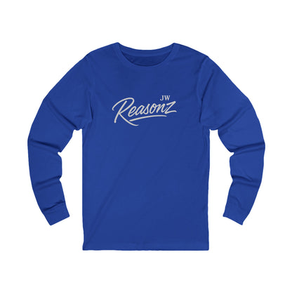 Reasonz Script Long Sleeve Tee — '27' Back Number Casual Baseball Shirt