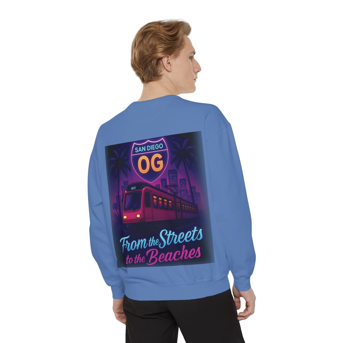 San Diego OG Sweatshirt, Casual Streetwear, Perfect for Beach Lovers, Gift for Travelers, Vibrant Graphic Design