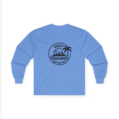 Keep Reasonz Growing Long Sleeve Tee — San Diego Skyline Graphic