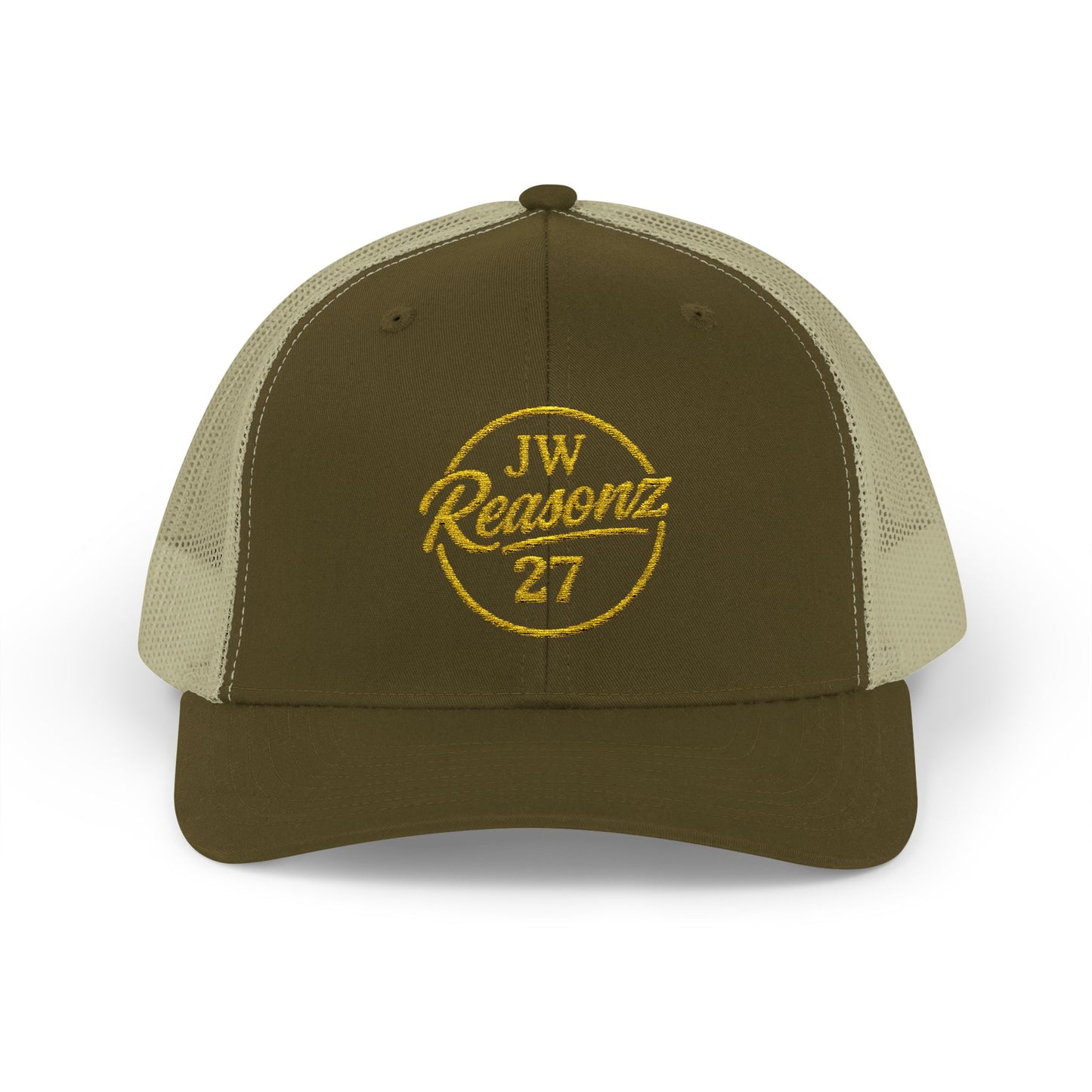 Embroidered 'Reavonz 27' Snapback Trucker Cap