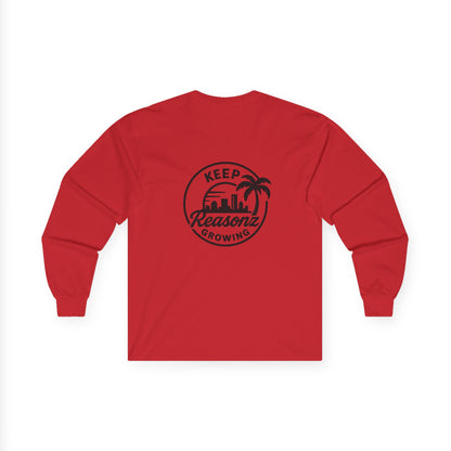 Keep Reasonz Growing Long Sleeve Tee — San Diego Skyline Graphic
